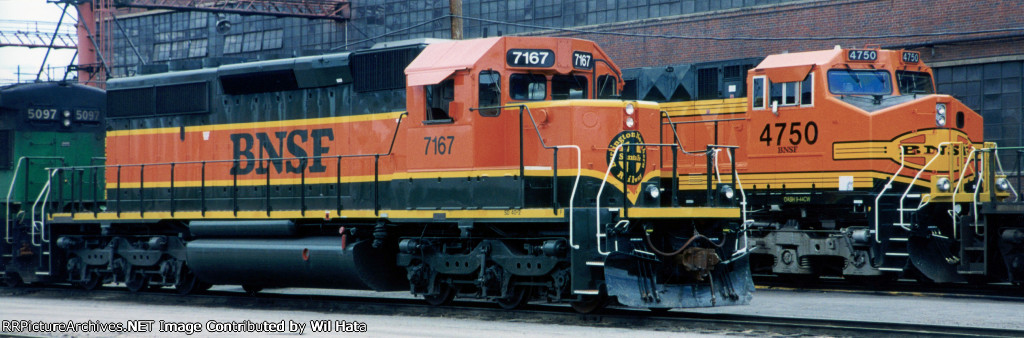 BNSF SD40-2 7167